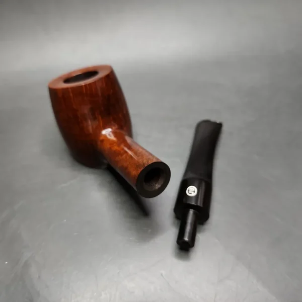 James Upshall Tilshead Smooth Cherrywood Estate Briar Pipe, Unsmoked - Image 11