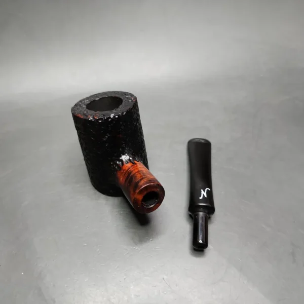 Nording Rusticated Poker Estate Briar Pipe, Danish Estates - Image 11