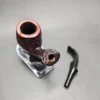 Castello Sea Rock KKKK 293 Rusticated Bent Egg Estate Briar Pipe, Italian Estates - Image 11