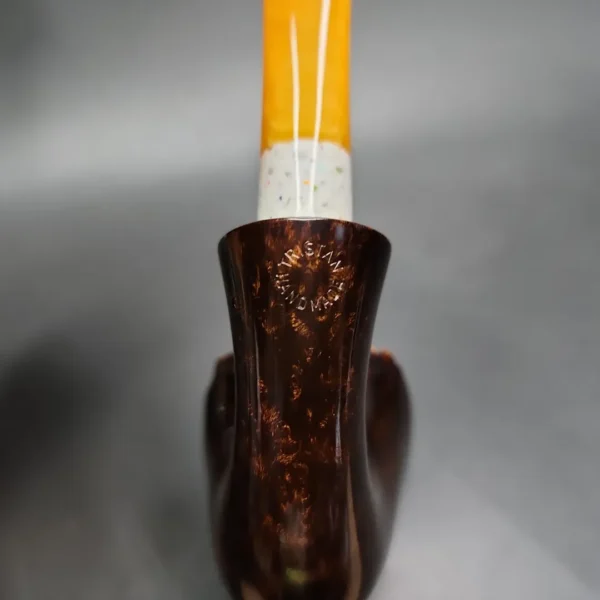 Pipe Tristan Smooth Fleur Freehand w/ Durat Handmade Briar Pipe, New - Image 11