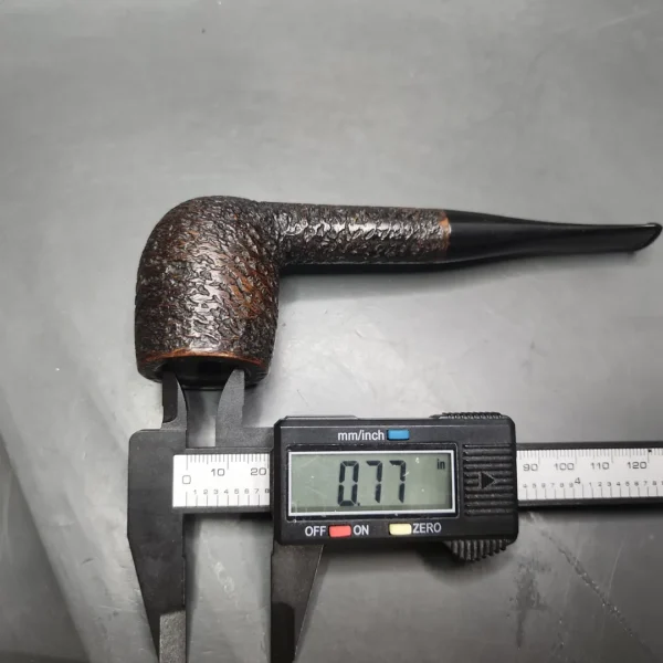 Old England by Sasieni 55 Rusticated Billiard Estate Briar Pipe, English Estates - Image 11