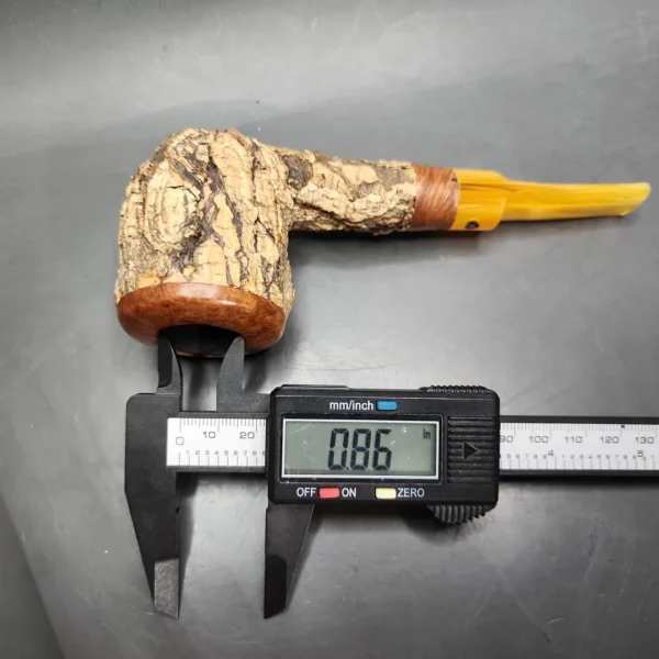 1998 Tom Spanu Sughero Cork Wrapped Billiard Estate Briar Pipe, Italian Estates - Image 12