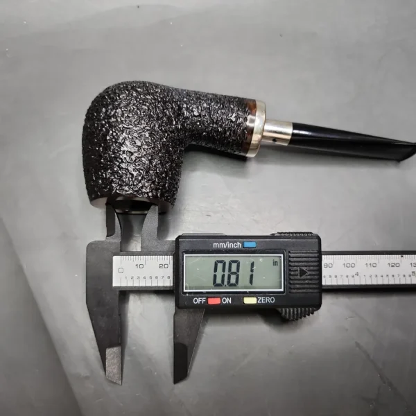 Caminetto Business Silver Mount Billiard Estate Briar Pipe, Italian Estates - Image 11