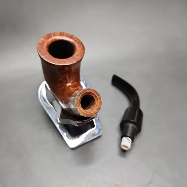 1987 Peterson Sherlock Holmes Original Smooth Calabash Estate Briar Pipe, 9mm Irish Estates - Image 12