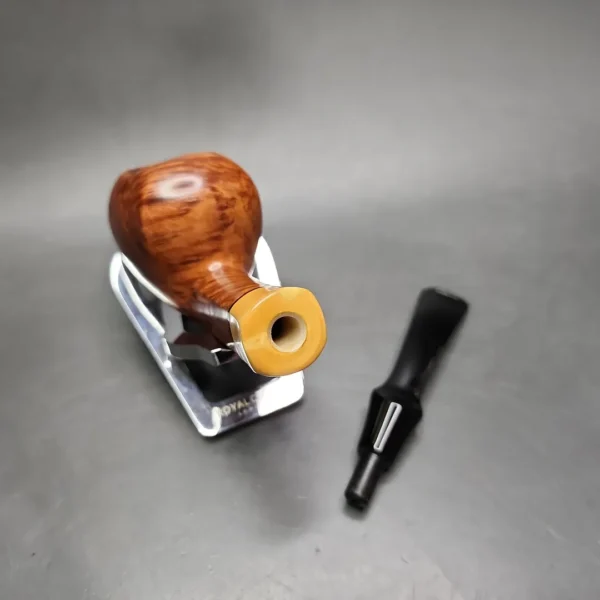 WO Larsen Pearl Smooth Panel Pear Estate Briar Pipe, Danish Estates - Image 12