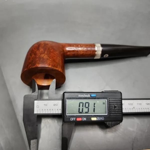 James Upshall Smooth Dublin w/ Les Wood Silver Estate Briar Pipe, Unsmoked - Image 11