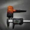 Pipe Tristan Granite Rusticated Poker Handmade Briar Pipe, New - Image 12