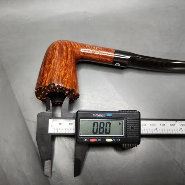 James Upshall EXL Extra Large Smooth Bent Dublin Estate Briar Pipe, Unsmoked - Image 12