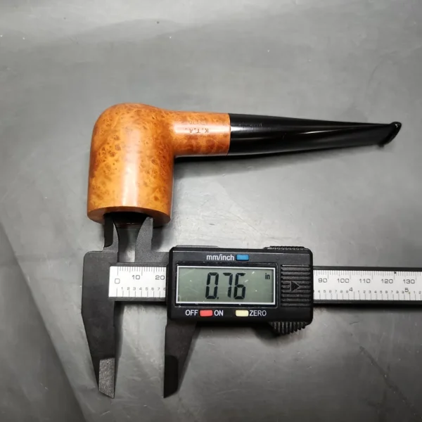 2000 Julius Vesz Hand Cut Gr. 8 Smooth Billiard Estate Briar Pipe, Canadian Estates - Image 12