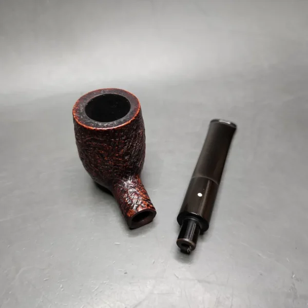 1967 Dunhill Shell 659 4S Sandblasted Billiard Estate Briar Pipe, English Estates - Image 12