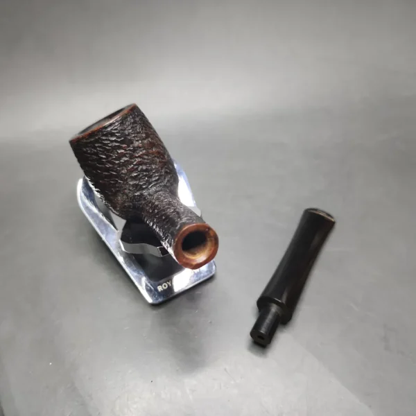 Old England by Sasieni 55 Rusticated Billiard Estate Briar Pipe, English Estates - Image 12