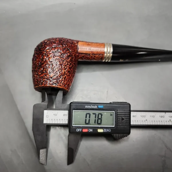 Ser Jacopo Divina Proportione Maxima Sandblasted Billiard Estate Briar Pipe, Italian Estates - Image 12