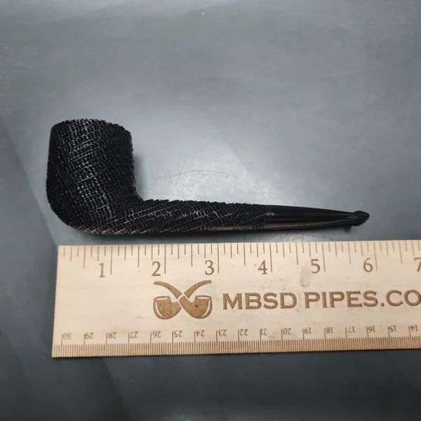 Luciano Sandblasted Morta Canadian Estate Pipe, Unsmoked - Image 12