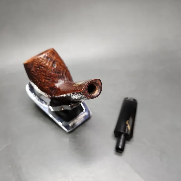 Savinelli Collection 1987 Sandblasted Estate Briar Pipe, 6mm, Italian Estates - Image 12