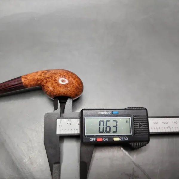 Nathan Armentout Smooth Prince Handmade Briar Pipe, New - Image 12