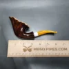 Pipe Tristan Smooth Fleur Freehand w/ Durat Handmade Briar Pipe, New - Image 12