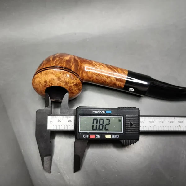 James Upshall P Large Smooth Rhodesian Estate Briar Pipe, Unsmoked - Image 13
