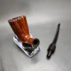 James Upshall EXL Extra Large Smooth Bent Dublin Estate Briar Pipe, Unsmoked - Image 13