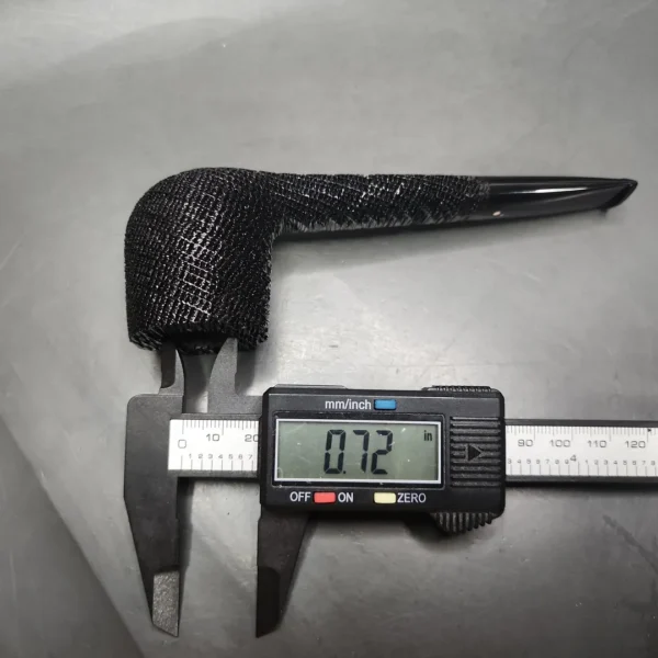Luciano Sandblasted Morta Canadian Estate Pipe, Unsmoked - Image 13