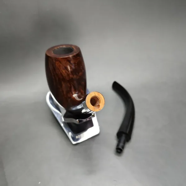 Pipe Tristan LC Smooth Swan Neck Billiard Handmade Briar Pipe, New - Image 12