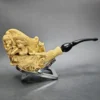 Extra Large Figural Block Meerschaum Pipe, Unsmoked - Image 3