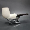 MBSD Meerschaum Silver Reverse Calabash Egg Block Meerschaum Pipe - Image 3