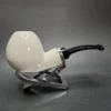 MBSD Meerschaum Silver Reverse Calabash Egg Block Meerschaum Pipe - Image 3