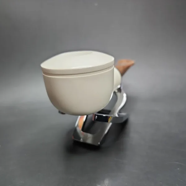 MBSD Meerschaum Silver Reverse Calabash Bullcap Block Meerschaum Pipe - Image 4