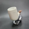 MBSD Meerschaum Deluxe Cutty Block Meerschaum Pipe, Briar-Mortise - Image 4
