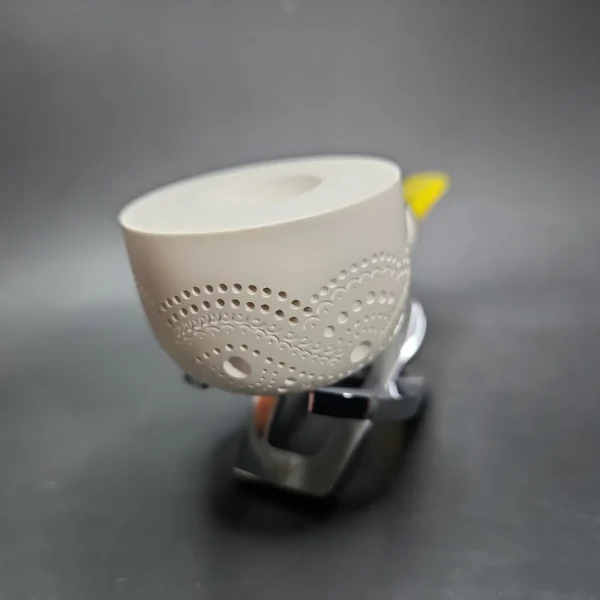 MBSD Meerschaum Silver Reverse Calabash Pot Block Meerschaum Pipe - Image 4