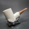 MBSD Meerschaum Silver Reverse Calabash Poker Block Meerschaum Pipe - Image 4