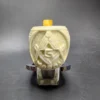 MBSD Meerschaum Deluxe Freemason Apple Block Meerschaum Pipe, Briar-Mortise - Image 5