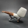 MBSD Meerschaum Deluxe Rhodesian Cutty Block Meerschaum Pipe, Briar-Mortise - Image 5