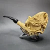Extra Large Figural Block Meerschaum Pipe, Unsmoked - Image 6