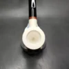 MBSD Meerschaum Deluxe Stack Billiard Block Meerschaum Pipe, Briar-Mortise - Image 6
