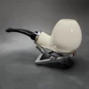 MBSD Meerschaum Silver Reverse Calabash Egg Block Meerschaum Pipe - Image 6