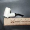 MBSD Meerschaum Silver Reverse Calabash Cherrywood Block Meerschaum Pipe - Image 7