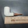 MBSD Meerschaum Silver Reverse Calabash Stack Billiard Block Meerschaum Pipe - Image 8