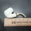 MBSD Meerschaum Silver Reverse Calabash Oom Paul Block Meerschaum Pipe - Image 8
