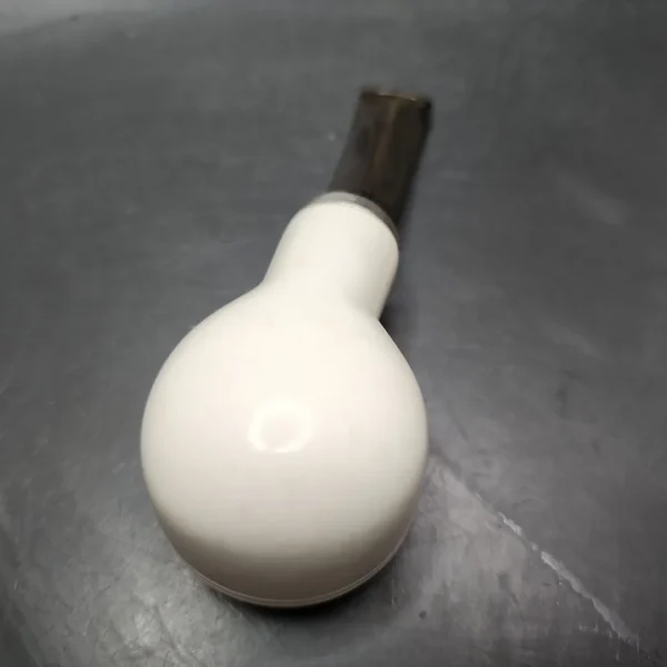 MBSD Meerschaum Silver Reverse Calabash Bullcap Block Meerschaum Pipe - Image 8