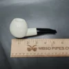 Smooth Author Estate Block Meerschaum Pipe, Fitted Case, Unsmoked - Image 9