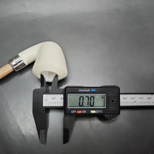 MBSD Meerschaum Deluxe Silver Calabash Block Meerschaum Pipe, Briar-Mortise - Image 10