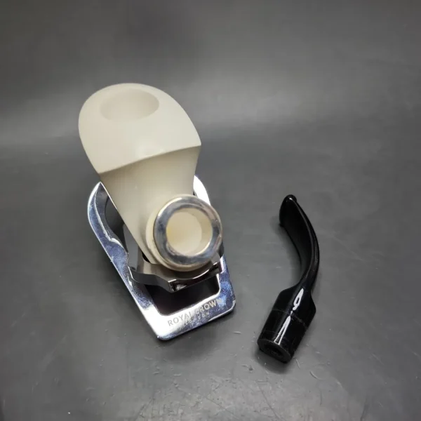 MBSD Meerschaum Silver Reverse Calabash Pickaxe Block Meerschaum Pipe - Image 10