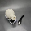 Smooth Author Estate Block Meerschaum Pipe, Fitted Case, Unsmoked - Image 11