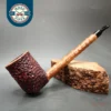 Radice Rind O GG XL Rusticated Lovat Estate Briar Pipe, Italian Estates