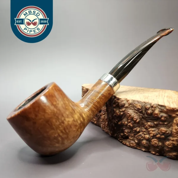 Savinelli Polo 122 Smooth Pot Estate Briar Pipe, Italian Estates