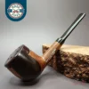 Hurricane Standard 130 Wind Cap Smooth Billiard Estate Briar Pipe, English Estates