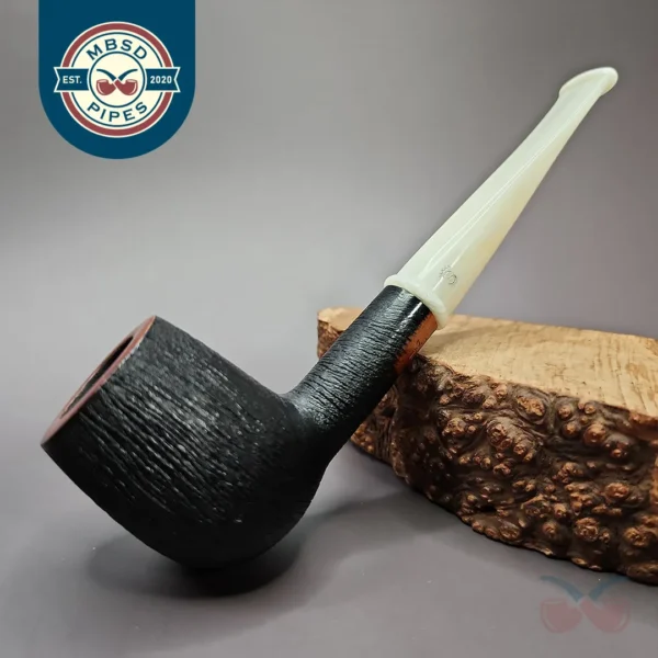 Stanwell Brushed Rusticated Billiard Estate Briar Pipe, Danish Estates
