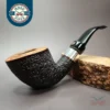 Mastro de Paja 0B Gigante Rusticated Dublin Estate Briar Pipe, Italian Estates