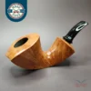HS Studio Smooth Asymmetrical Dublin Sitter Estate Briar Pipe, Unsmoked